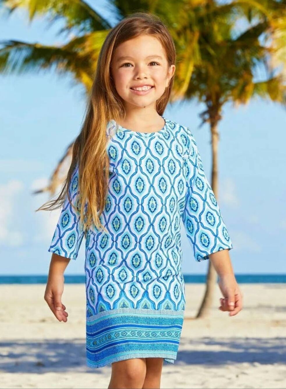 Cabana Life Bondi Big Girl Shift UV Protection Dress